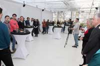 INTERNATIONAL STUDENTS AT THE MORNING TEA WITH THE RECTOR