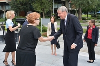 PRESIDENT OF THE GERMAN NATIONAL ACADEMY OF SCIENCES VISITED THE UNIVERSITY OF NOVI SAD